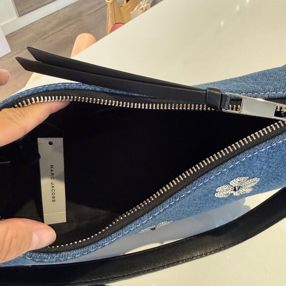 MARC JACOBS 4S6HSH399H02 The Drifter Crossbody Bag Denim $428 - Picture 5 of 6